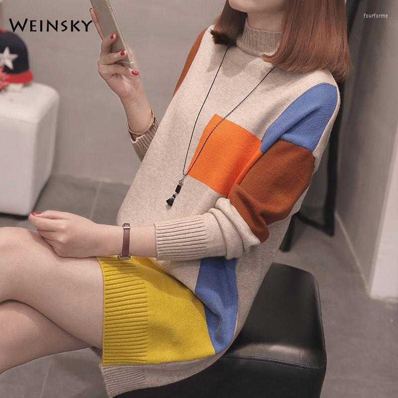 Women's Sweaters Women Turtleneck Long Knitted Sweater And Pullovers Korean Fashion Casual Style Female 2023 Autumn Winter Tops, Black
Women's Sweaters Women Turtleneck Long Knitted Sweater And Pullovers Korean Fashion Casual Style Female 2023 Autumn Winter Tops, Black