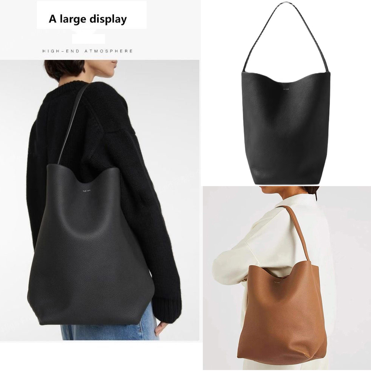 2 Size the R Park tote bag for woman Luxurys handbag designer shoulder bucket Womens bags Genuine Leather pochette crossbody clutch Medium large bag Drawstring