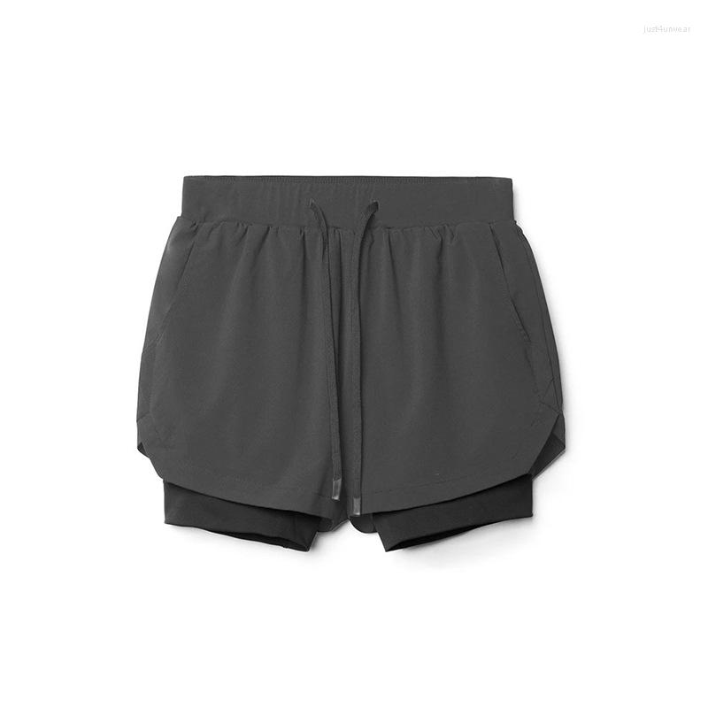 Running Male Gym Men's Crossfit 2 IN 1 Sport Shorts Homme Fiess Basketball Jogging Bodybuilding Short Pants