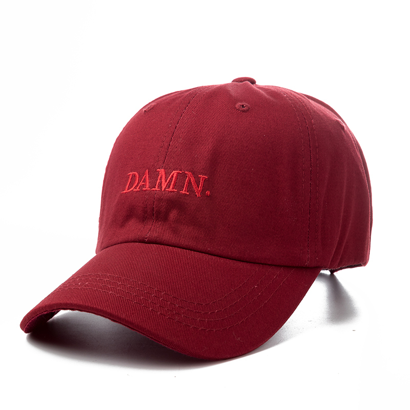 s High Quality Rapper Kendrick Lamar Damn Cap Embroidery DAMN Dad Hat Women Men Baseball Hip Hop Bone 230603