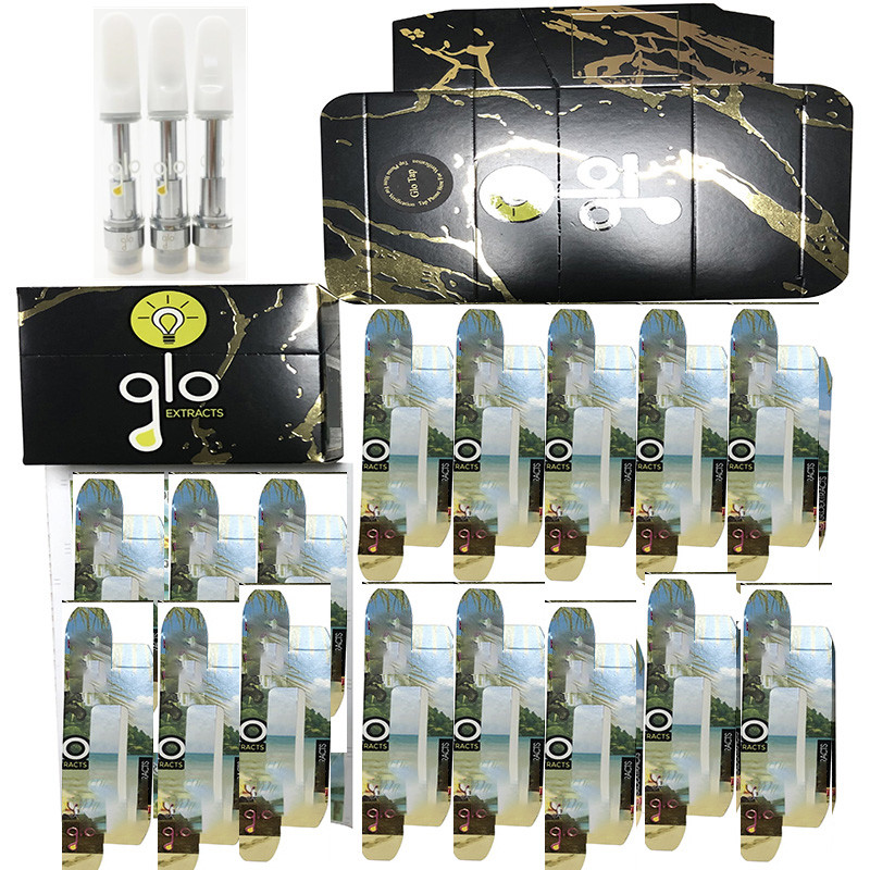 Glo Cartridge 0.8ml 1.0ml Ceramic Coil 510 Atomizer Vape Cartridges Tap NFC Packaging Thick Oil Carts Tank empty Vaporizer pen Magnetic Box
Glo Cartridge 0.8ml 1.0ml Ceramic Coil 510 Atomizer Vape Cartridges Tap NFC Packaging Thick Oil Carts Tank empty Vaporizer pen Magnetic Box