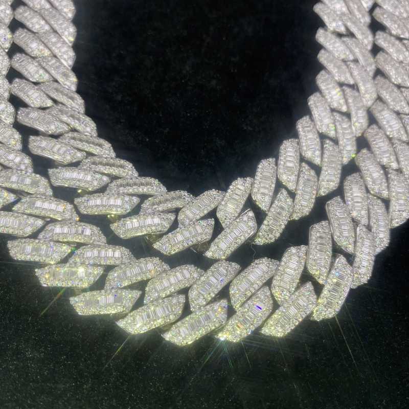 Horizon Iced Out Pass Dia Tester vvs Moissanite Elegant Dazzg Jewelry Necklace Bracelet Women 10mm Cuban k Chain