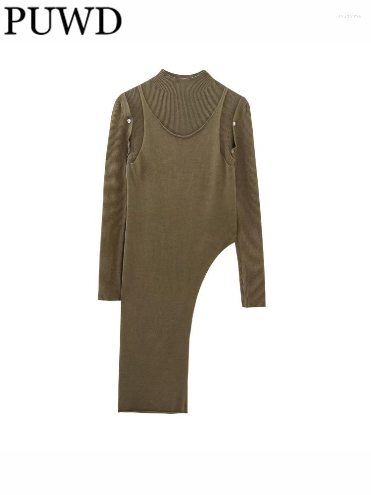 Women' Sweaters PUWD Women Fashion Green Asymmetrical Knit 2023 Spring Vintage Stand Collar Long Sleeves Female Pullovers Mujer
Women' Sweaters PUWD Women Fashion Green Asymmetrical Knit 2023 Spring Vintage Stand Collar Long Sleeves Female Pullovers Mujer