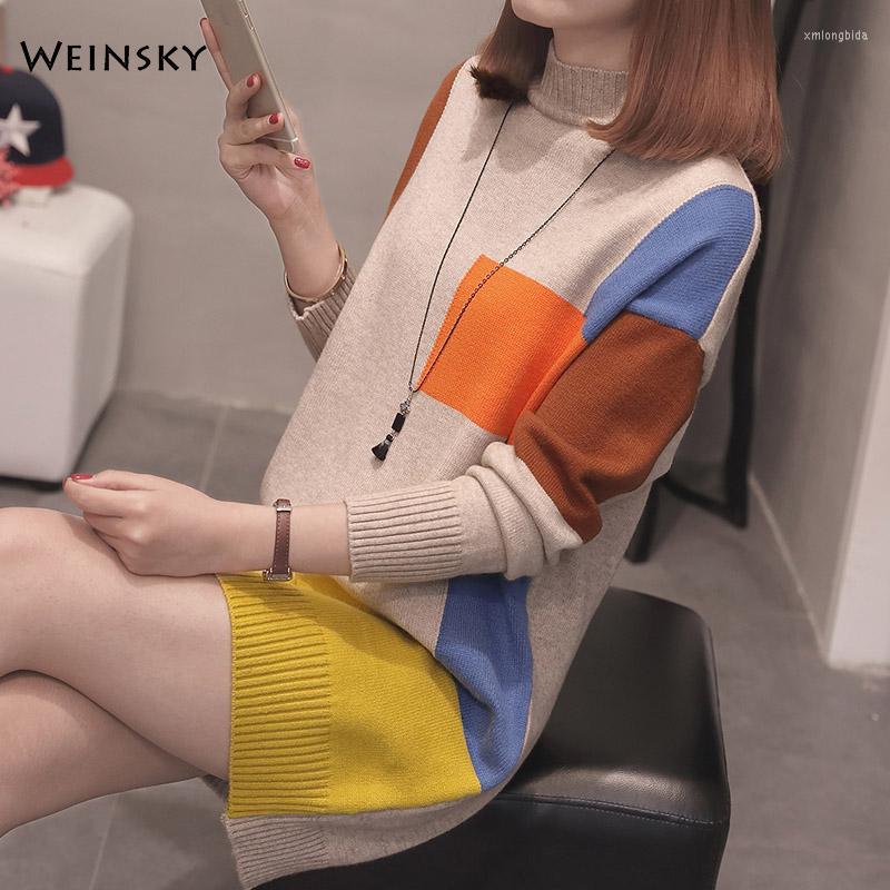 Women's Sweaters Women Turtleneck Long Knitted Sweater And Pullovers Korean Fashion Casual Style Female 2023 Autumn Winter Tops, Black
Women's Sweaters Women Turtleneck Long Knitted Sweater And Pullovers Korean Fashion Casual Style Female 2023 Autumn Winter Tops, Black