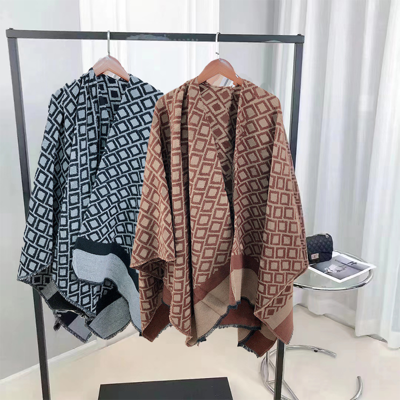 Winter Women Wool Poncho Shawls Scarves with Letters Fashion Batwing Sleeve Coat pattern Ponchos Classic Scarf Shawl Cape Scarf Wrap 4 Styles Highly Quality
Winter Women Wool Poncho Shawls Scarves with Letters Fashion Batwing Sleeve Coat pattern Ponchos Classic Scarf Shawl Cape Scarf Wrap 4 Styles Highly Quality