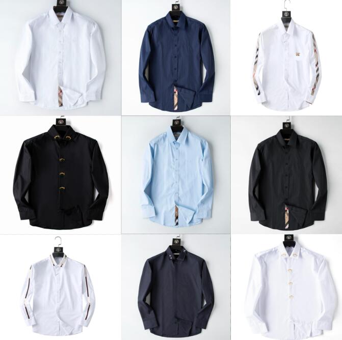 PARKLEES Autumn Plaid Patchwork Formal Shirts for Men Slim Long Sleeve White Button Up Shirt Dress Business Office Camisas, 10
PARKLEES Autumn Plaid Patchwork Formal Shirts for Men Slim Long Sleeve White Button Up Shirt Dress Business Office Camisas, 10