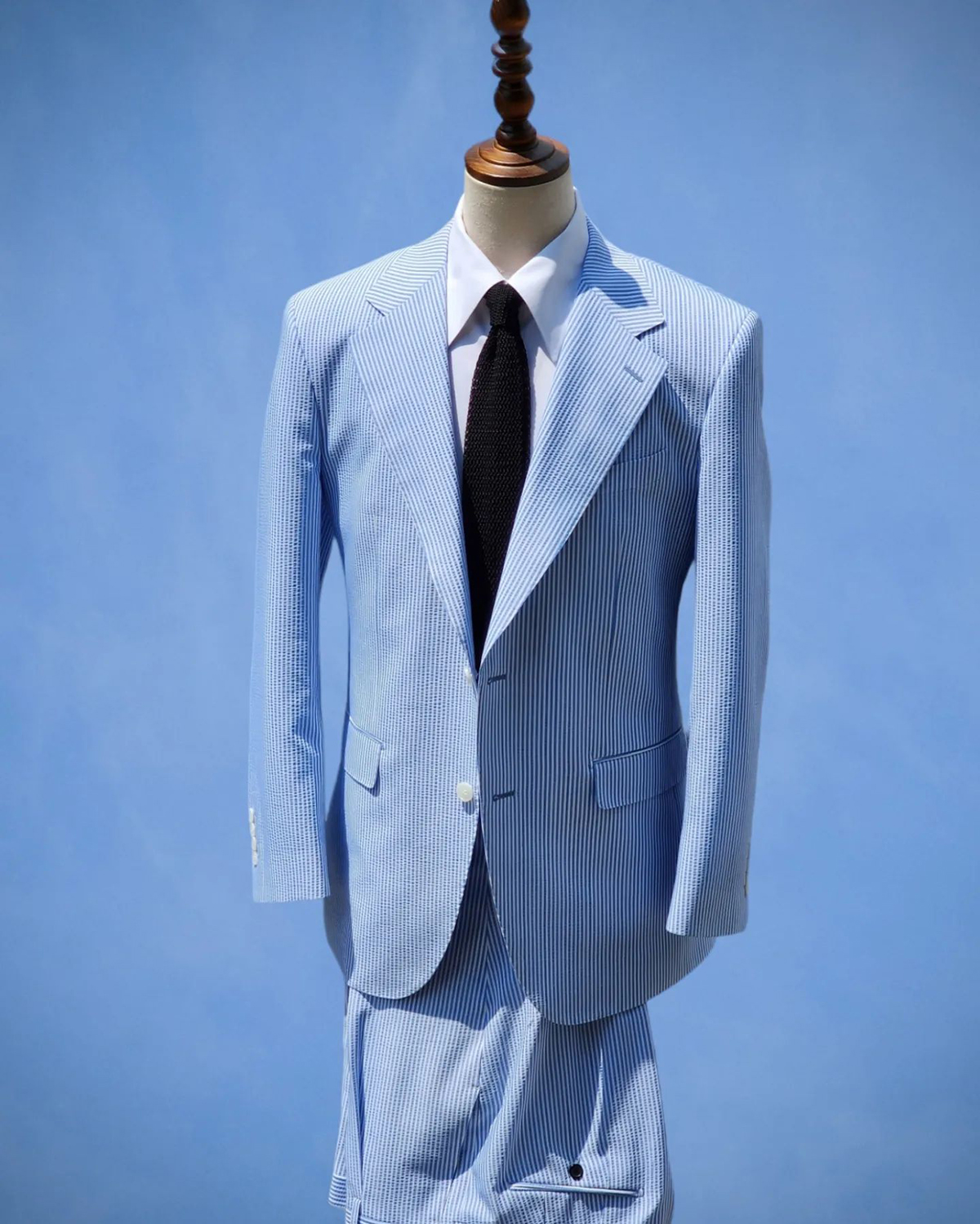 Fashion Pinstripe Men Wedding Tuxedos Slim Fit Peaked Lapel Groom Wear 2 Pieces Set Blazer Pants Formal Costume Homme
