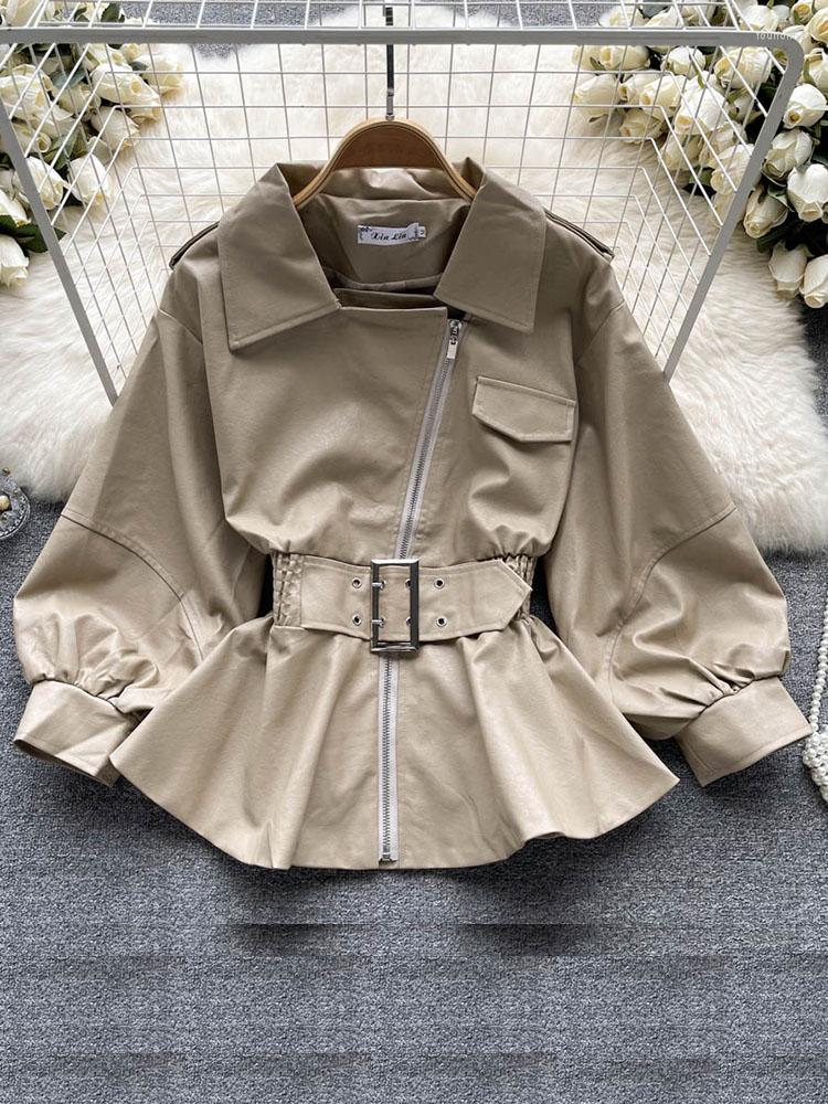 Women's Jackets Women Autumn Winter Small Design Sense Niche Waist Short Coat Windbreaker Long-sleeved Leather Jacket Top Casual Pockets, Black
Women's Jackets Women Autumn Winter Small Design Sense Niche Waist Short Coat Windbreaker Long-sleeved Leather Jacket Top Casual Pockets, Black