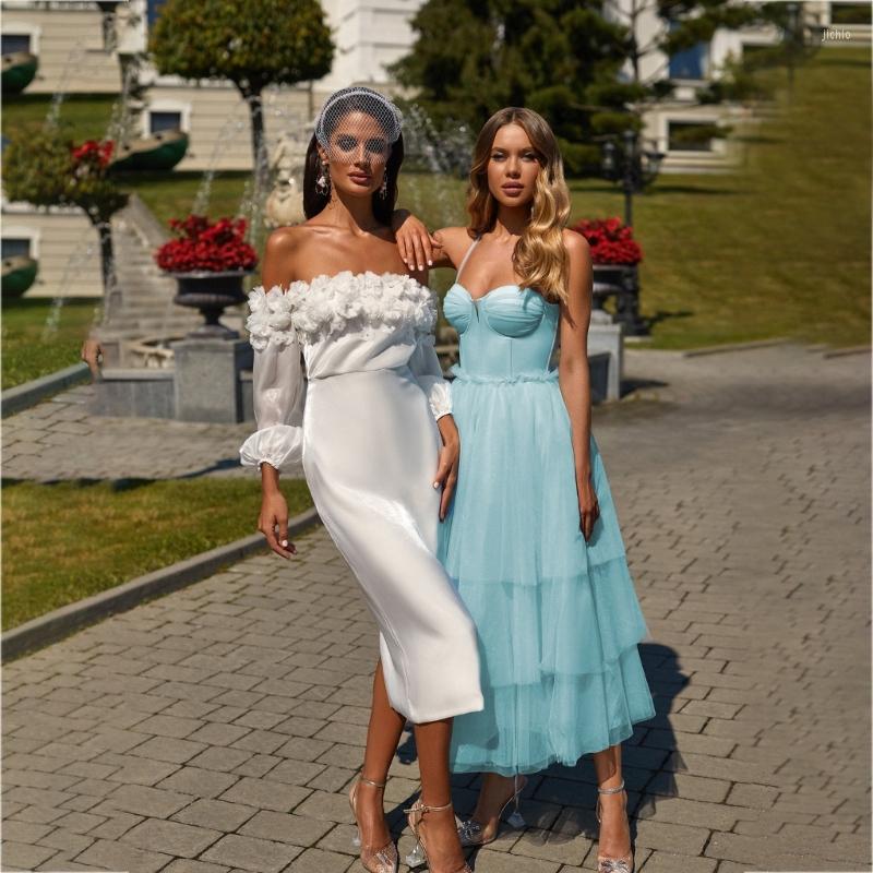 Casual Dresses Womens Sleeveless Empire Waist Mesh Ruffled Tiered Wedding Bridesmaid Long Dress