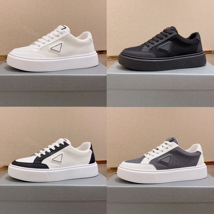 Top Quality Men Casual Shoes Designers Sneakers Triangle sign Fashion Genuine Leather Platform Flat Mens Trainers With box 38-46
Top Quality Men Casual Shoes Designers Sneakers Triangle sign Fashion Genuine Leather Platform Flat Mens Trainers With box 38-46