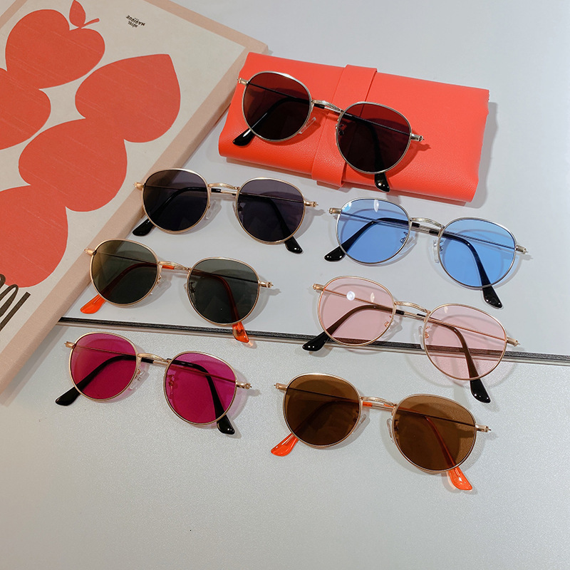Sunglasses Classic Aviation sunglasses For Boy And Girl Colorful Mirror Pilot Sun Glasses Children Sunglasses Kids Sunglasses Eyewear UV400 230606