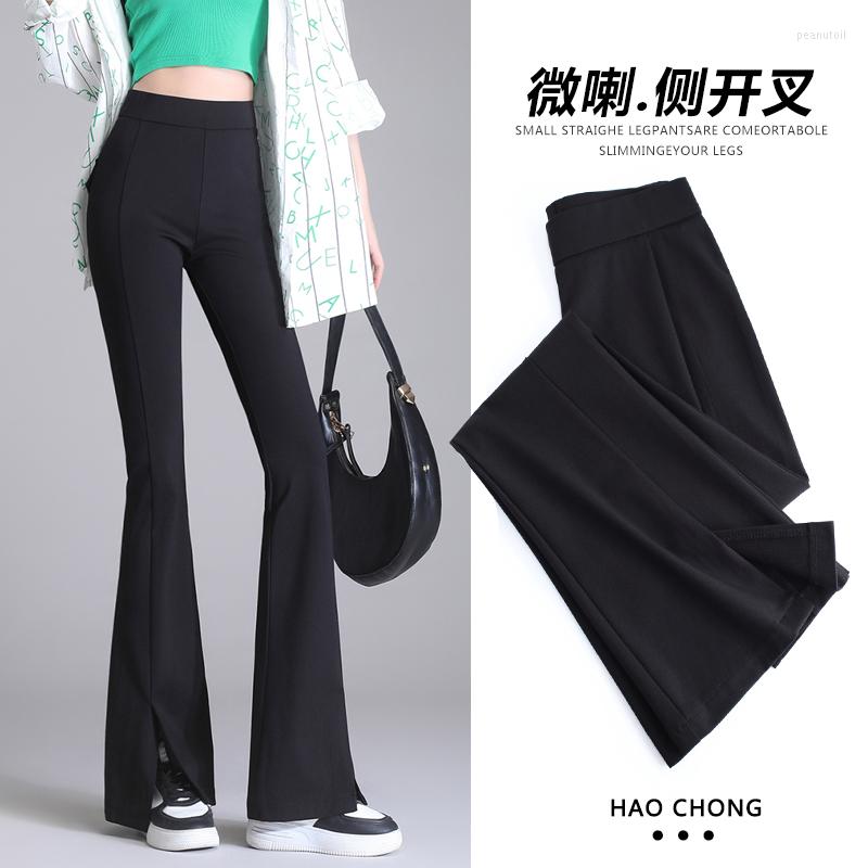 Women' Pants Side Split Micro Flared High Waist Thin 2023 Spring And Summer Black Fat Mm Large Size Draped Female, Regular
Women' Pants Side Split Micro Flared High Waist Thin 2023 Spring And Summer Black Fat Mm Large Size Draped Female, Regular