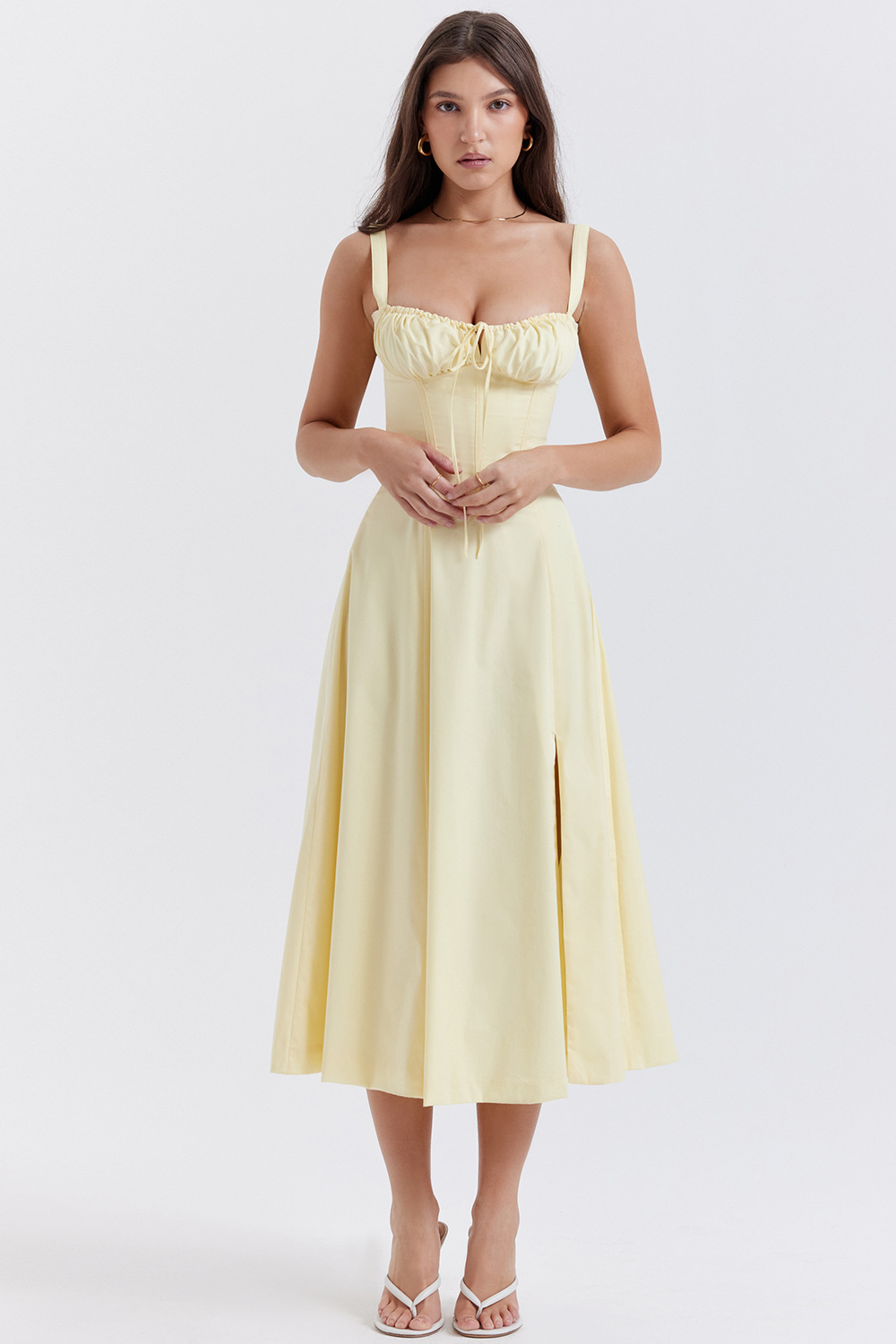Womens Summer Commuting Temperament Sleeveless Fashion High-end Slip Dress Childrens French Style Dresses For Women Party