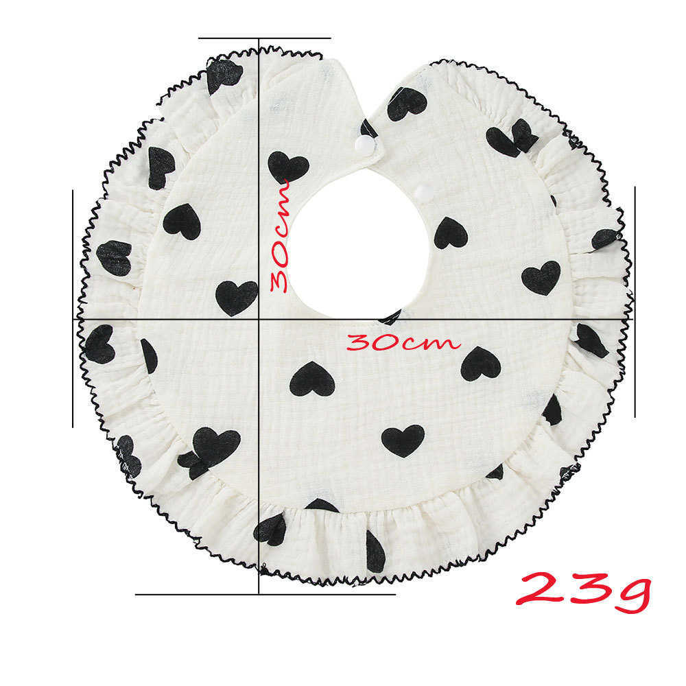 Bibs Cloths New feeding Drool lace flower baby Saliva towel soft cotton Burp fabric suitable for newborns and young children bib Korean style G220605 