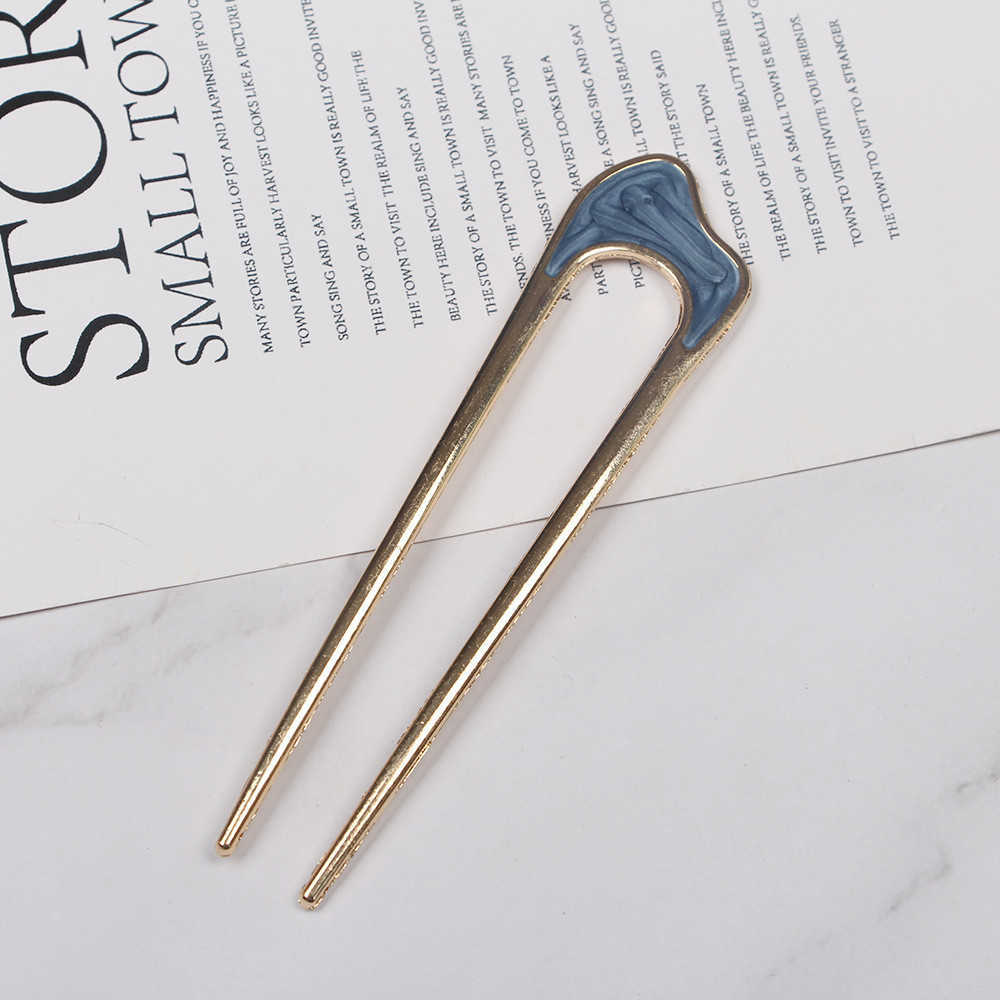 Other Fashion Simple Metal Shape Hair Sticks For Women Hair Styling Accessories Elegant Hairpin