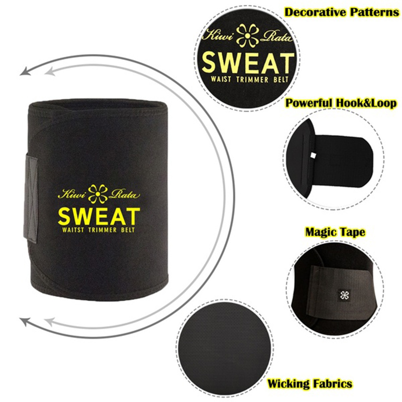 Men's Body Shapers Men Waist Trimmer Weight Loss Wrap Sweat Sauna Slim Belt for Men and Women Neoprene Belly Fat Slimming Stomach Back Support Ba