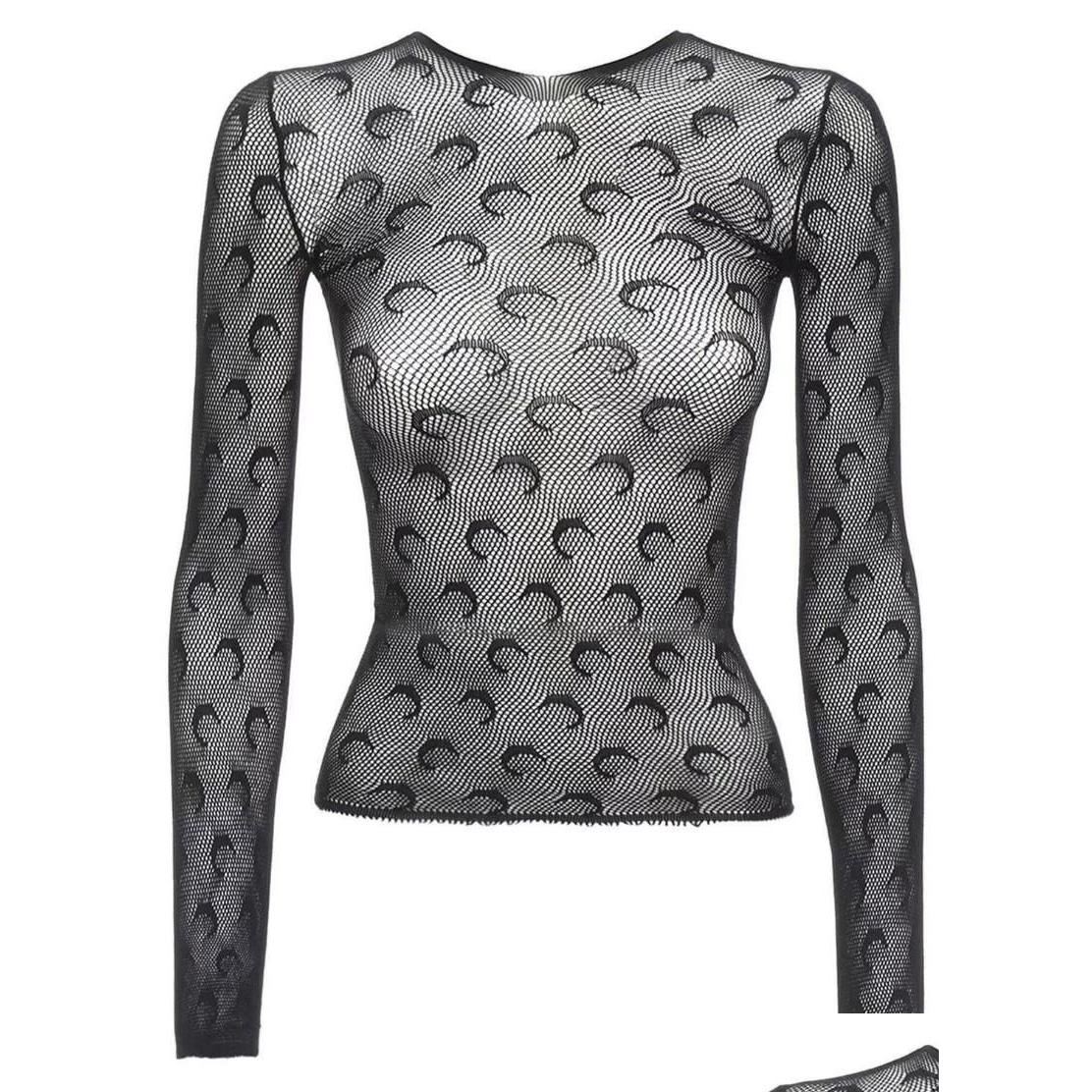 Women' T-Shirt Moon Printed Transparent Mesh T Shirts Y Women Oneck Long Sleeve Slim Basic Casual Female Tops Spring Drop Delivery Dhlvb, Black
Women' T-Shirt Moon Printed Transparent Mesh T Shirts Y Women Oneck Long Sleeve Slim Basic Casual Female Tops Spring Drop Delivery Dhlvb, Black