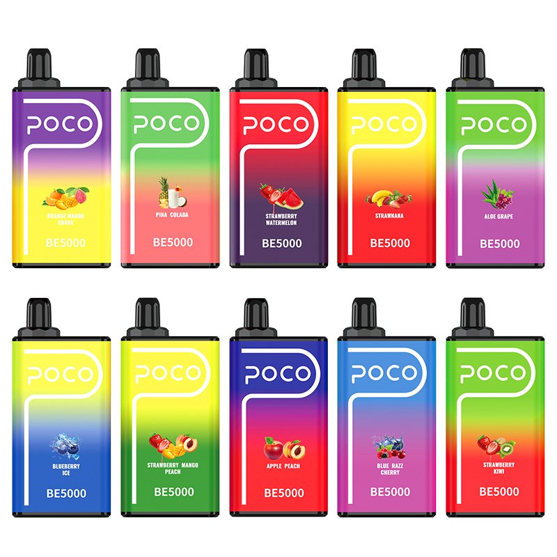 Poco BE5000 Eletronic Cigarette Disposable Vape pen Mesh Coil 5000 puffs Vapor Airflow Rechargeable 14ML 10 Flavors Device e Cigs Vaporizers
Poco BE5000 Eletronic Cigarette Disposable Vape pen Mesh Coil 5000 puffs Vapor Airflow Rechargeable 14ML 10 Flavors Device e Cigs Vaporizers