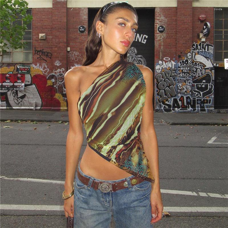 Women' Tanks Abstract Print Tank Tops Y2k Tee Woman Summer Clothes 2023 Trendy Sexy Asymmetric One Shoulder Night Club Street Crop Top, Green
Women' Tanks Abstract Print Tank Tops Y2k Tee Woman Summer Clothes 2023 Trendy Sexy Asymmetric One Shoulder Night Club Street Crop Top, Green