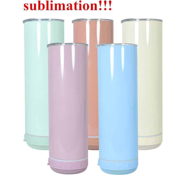 sublimation Makaron Bluetooth tumbler straight speaker tumblers 5 colors heat transfer audio Stainless Steel Music Cup Creative Double Wall mug can Lighting, Multi-color
sublimation Makaron Bluetooth tumbler straight speaker tumblers 5 colors heat transfer audio Stainless Steel Music Cup Creative Double Wall mug can Lighting, Multi-color
