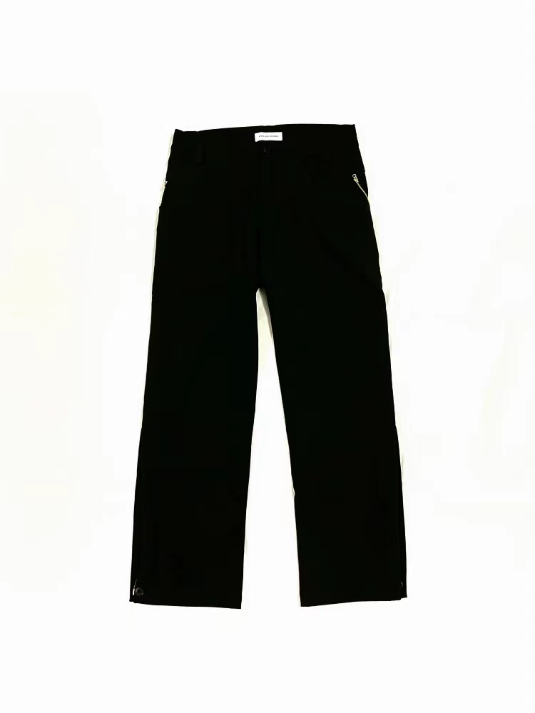 Original Kiko Men Pants Zipper Pants straight Pants for Men Functional Tactical Zipper Casual Workwear Trousers