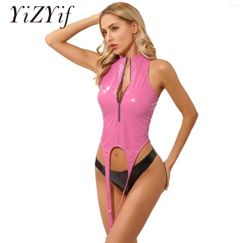 Women's Tanks Sexy Womens Bodycon Vest With Garter Straps Metal Clips Sleeveless Patent Leather Latex Tank Tops Rave Party Night Club, Red
Women's Tanks Sexy Womens Bodycon Vest With Garter Straps Metal Clips Sleeveless Patent Leather Latex Tank Tops Rave Party Night Club, Red