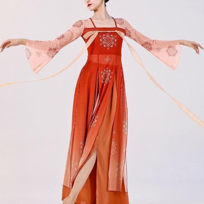 Stage Wear Classical Dance Costumes For Women Han Tang Dynasties Flowing Body Charm Chinese Performance Costume Outfit, Dress and pants set
Stage Wear Classical Dance Costumes For Women Han Tang Dynasties Flowing Body Charm Chinese Performance Costume Outfit, Dress and pants set