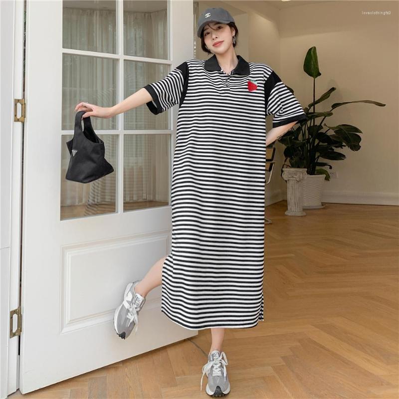 Party Dresses 2023 Summer Korean Loose Shirt Woman Dress Vestidos Casual Cotton Fashion Plus Size Short Sleeve Stripe Polo Long Women, Black
Party Dresses 2023 Summer Korean Loose Shirt Woman Dress Vestidos Casual Cotton Fashion Plus Size Short Sleeve Stripe Polo Long Women, Black