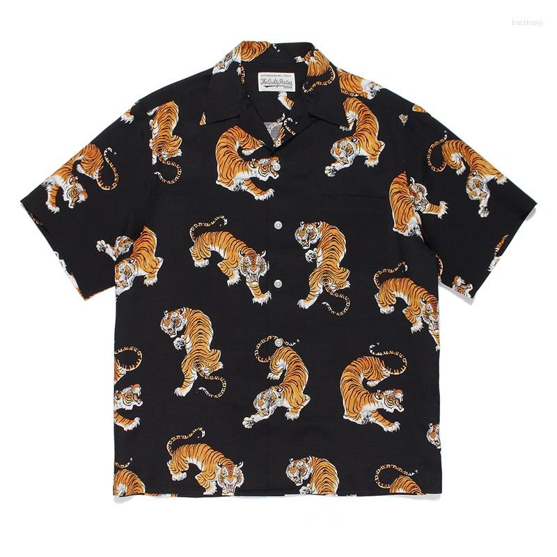 Men's Casual Shirts WACKO MARIA TIM LEHI/HAWAIIAN SHIRT Downhill Tiger Hawaiian Short Sleeve
Men's Casual Shirts WACKO MARIA TIM LEHI/HAWAIIAN SHIRT Downhill Tiger Hawaiian Short Sleeve