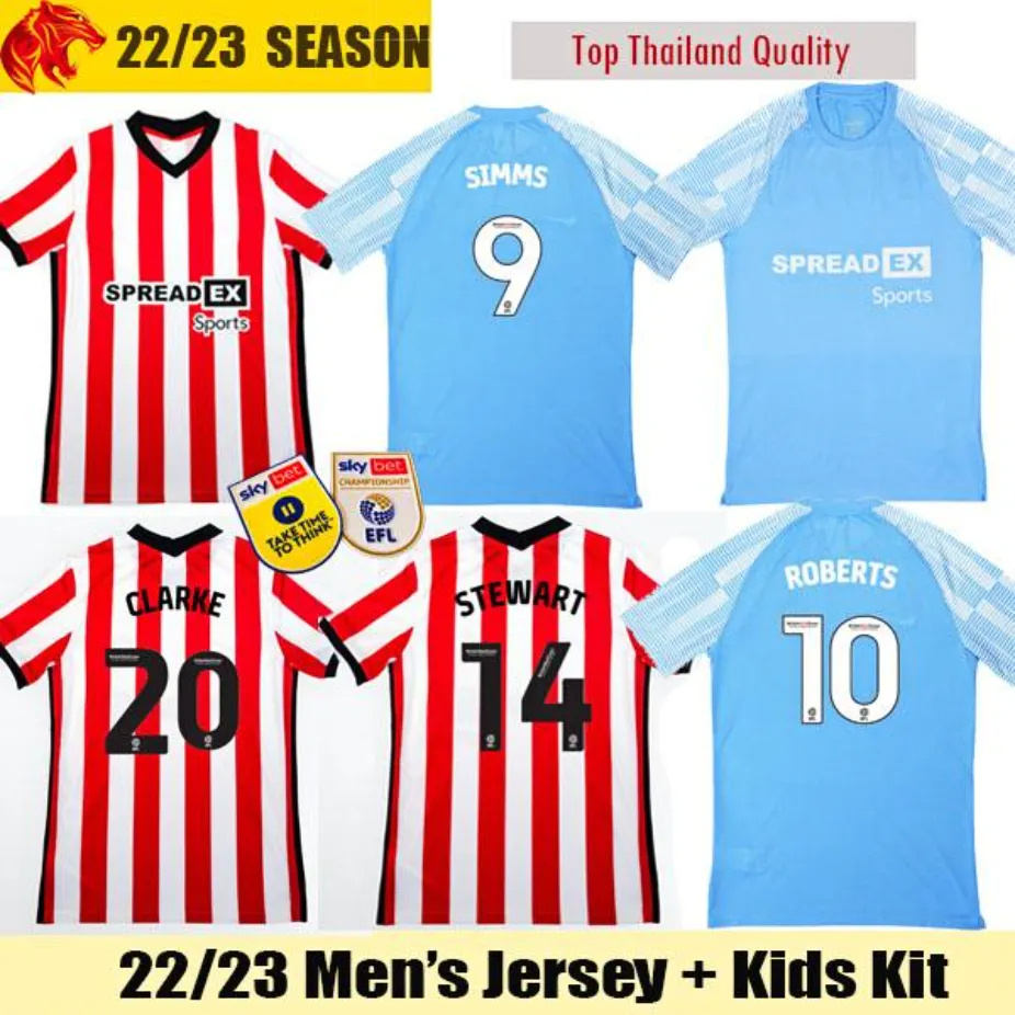 22 23 SUNDERLAND Soccer Jerseys STEWART SIMMS ROBERTS AMAD 2022 2023 CLARKE DAJAKU EMBLETON EVANS NIEN Football Shirt PRITCHARD Mens Jersey Kids Kit 2xx3, 2223 away2
22 23 SUNDERLAND Soccer Jerseys STEWART SIMMS ROBERTS AMAD 2022 2023 CLARKE DAJAKU EMBLETON EVANS NIEN Football Shirt PRITCHARD Mens Jersey Kids Kit 2xx3, 2223 away2