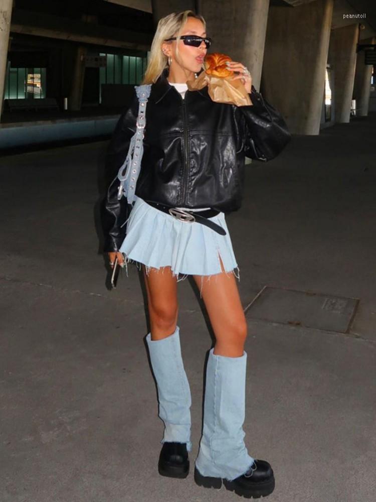 Skirts Blue Pleated Skirt For Women Denim Y2k Clothes Leg Cover Mini Falda Sexy Mujer Aesthetic Tassels Casual Streetwear Fairy Grunge
Skirts Blue Pleated Skirt For Women Denim Y2k Clothes Leg Cover Mini Falda Sexy Mujer Aesthetic Tassels Casual Streetwear Fairy Grunge