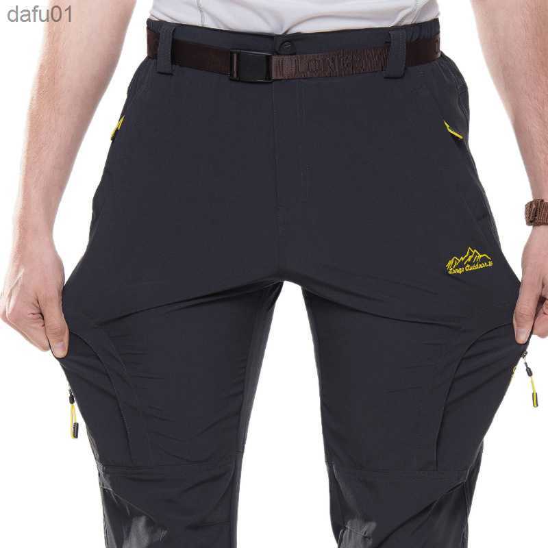 Stretch Hiking Pants Men Summer Quick Dry Trousers Mens Outdoor joggers Cago Pants Male Travel/Fishing/Trekking Pant pantalones L230520