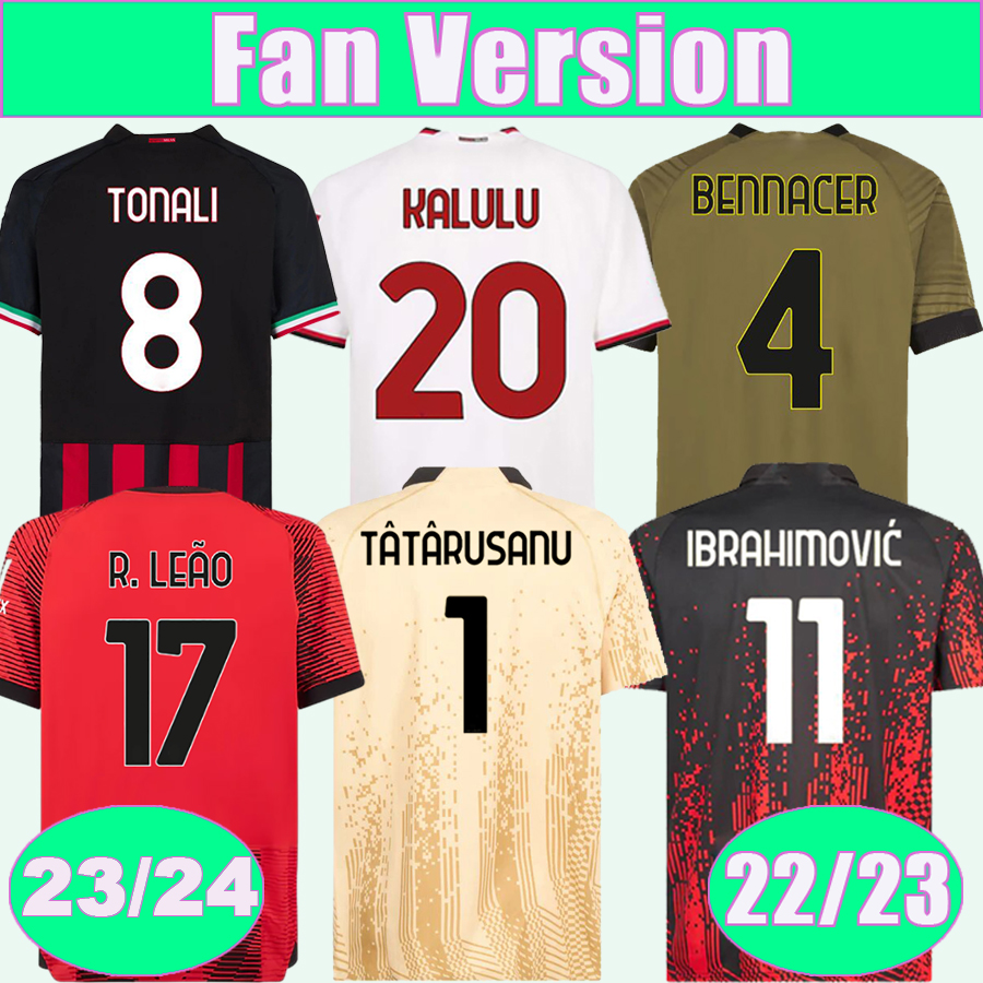 2023 24 IBRAHIMOVIC Mens Soccer Jerseys 22 23 BENNACER BRAHIM TONALI GIROUD THEO LAZETIC TOMORI KJAER Home Away 3rd 4th Goalkeeper Football Shirts, Qm11132 22 23 away no patch
2023 24 IBRAHIMOVIC Mens Soccer Jerseys 22 23 BENNACER BRAHIM TONALI GIROUD THEO LAZETIC TOMORI KJAER Home Away 3rd 4th Goalkeeper Football Shirts, Qm11132 22 23 away no patch