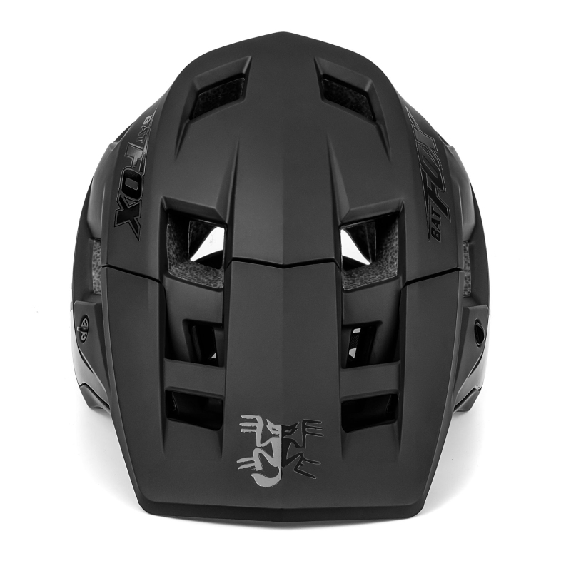 Cycling Helmets BATFOX Helmet cycling mens bicycle helmet MTB casco bicicleta Mountain bike ciclismo hombre Matte black helmets 230605