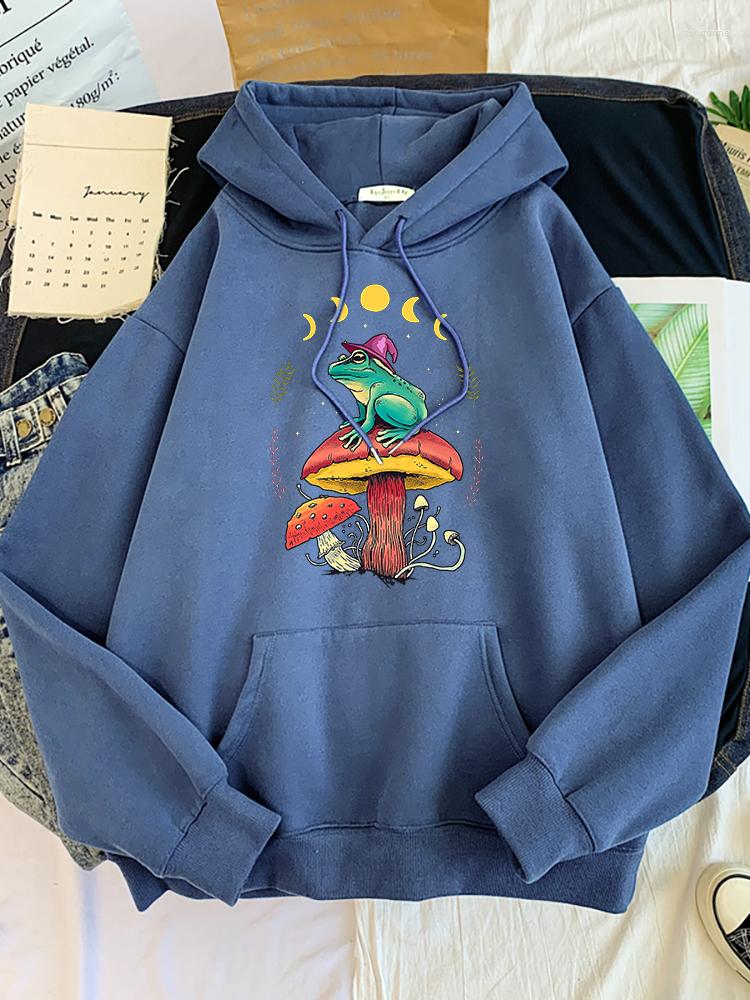 Women' Hoodies Cottagecore Aesthetic Goblincore Frog Wizard On Mushroom Female Pullover Oversized Soft Sweatshirt Fashion Woman Clothes, Dark gray
Women' Hoodies Cottagecore Aesthetic Goblincore Frog Wizard On Mushroom Female Pullover Oversized Soft Sweatshirt Fashion Woman Clothes, Dark gray