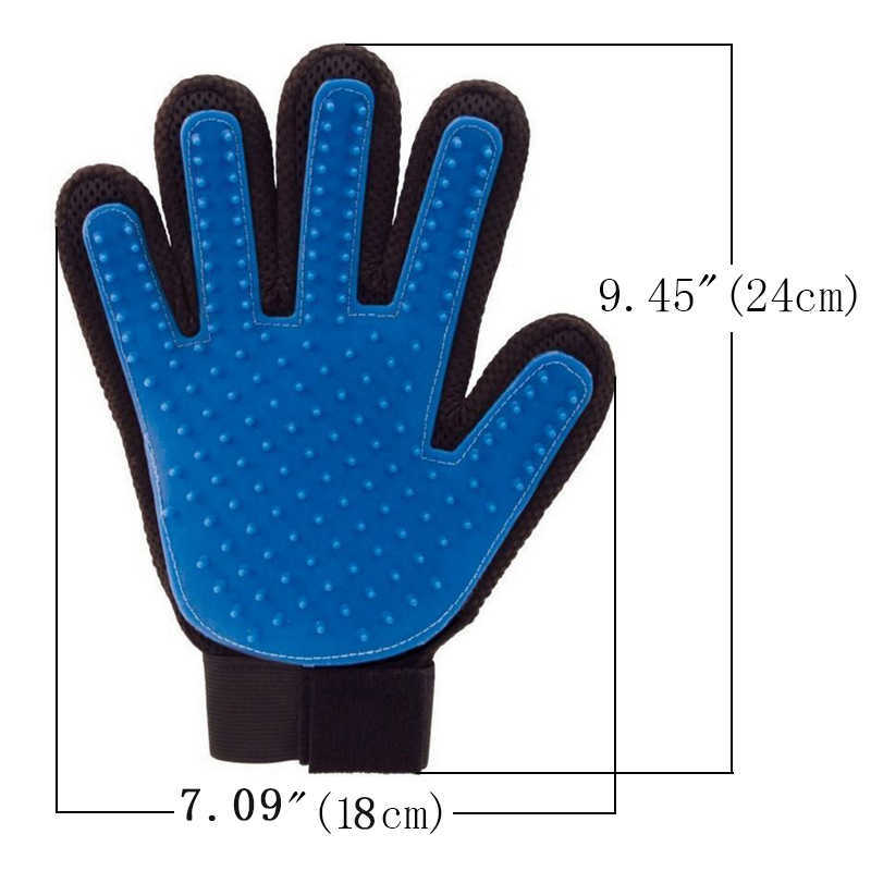 New For Cats Glove Pet Grooming Brush Comb Cat Hackle Pet Deshedding Brush for Animal Dog Pet Hair Gloves for Dog Grooming