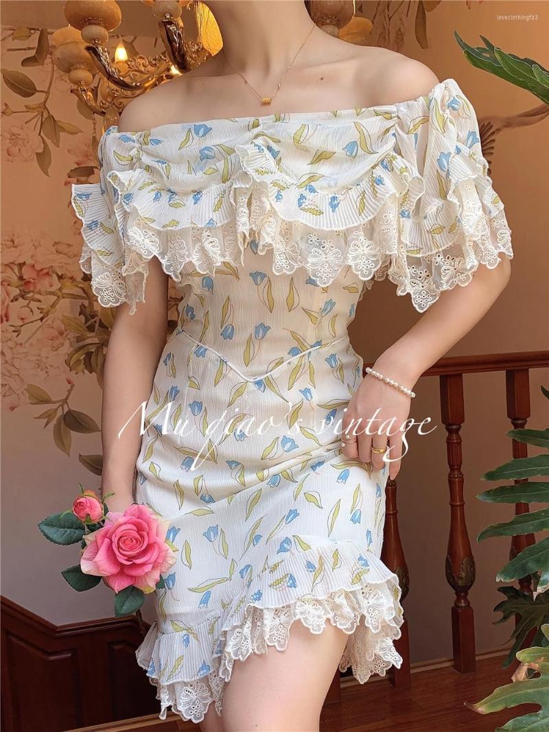 Party Dresses Spring Summer Women Vintage Inspired Romantic Tulip Print Chiffon Mini, White
Party Dresses Spring Summer Women Vintage Inspired Romantic Tulip Print Chiffon Mini, White