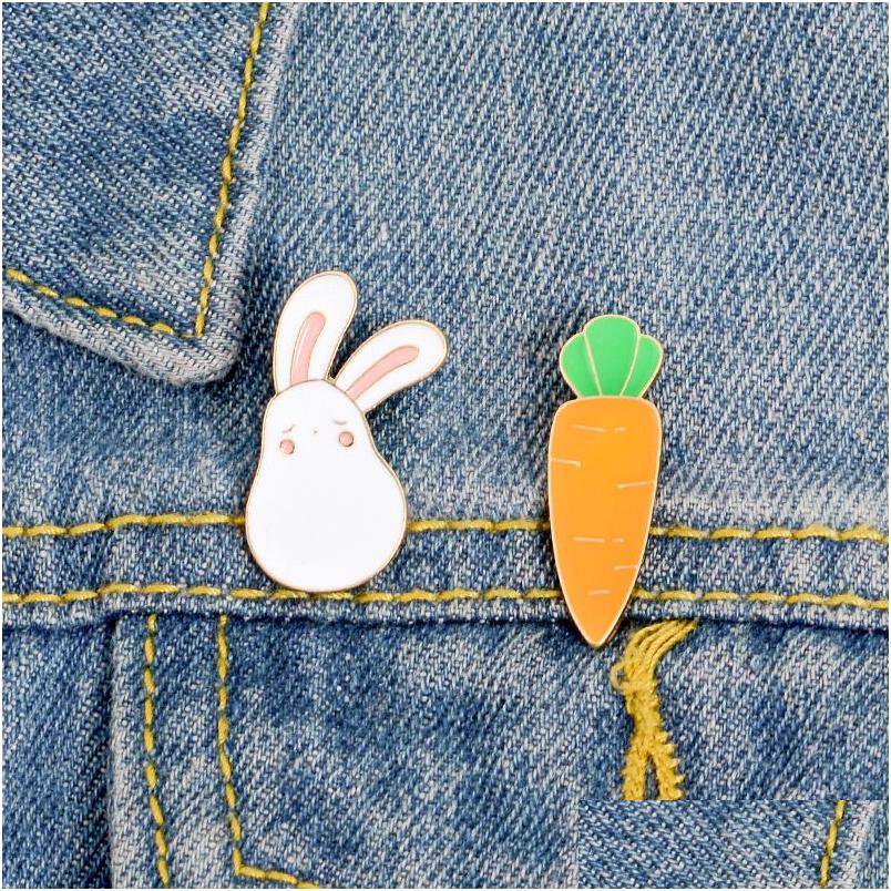 Pins Brooches Cute Rabbit Carrot Brooch Pins Enamel Cartoon Lapel Pin For Women Men Top Dress Co Fashion Jewelry Will And Sandy Dro Dhyhd
Pins Brooches Cute Rabbit Carrot Brooch Pins Enamel Cartoon Lapel Pin For Women Men Top Dress Co Fashion Jewelry Will And Sandy Dro Dhyhd