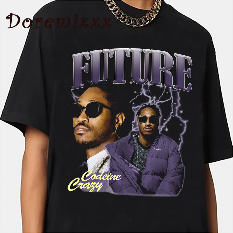 Women's T-Shirt Hip Hop Men Graphic T Shirt Future Rapper Graphic Print Black T-Shirt Women Harajuku Vintage 90s Tshirt Summer Short Sleeve Tees 230606
Women's T-Shirt Hip Hop Men Graphic T Shirt Future Rapper Graphic Print Black T-Shirt Women Harajuku Vintage 90s Tshirt Summer Short Sleeve Tees 230606