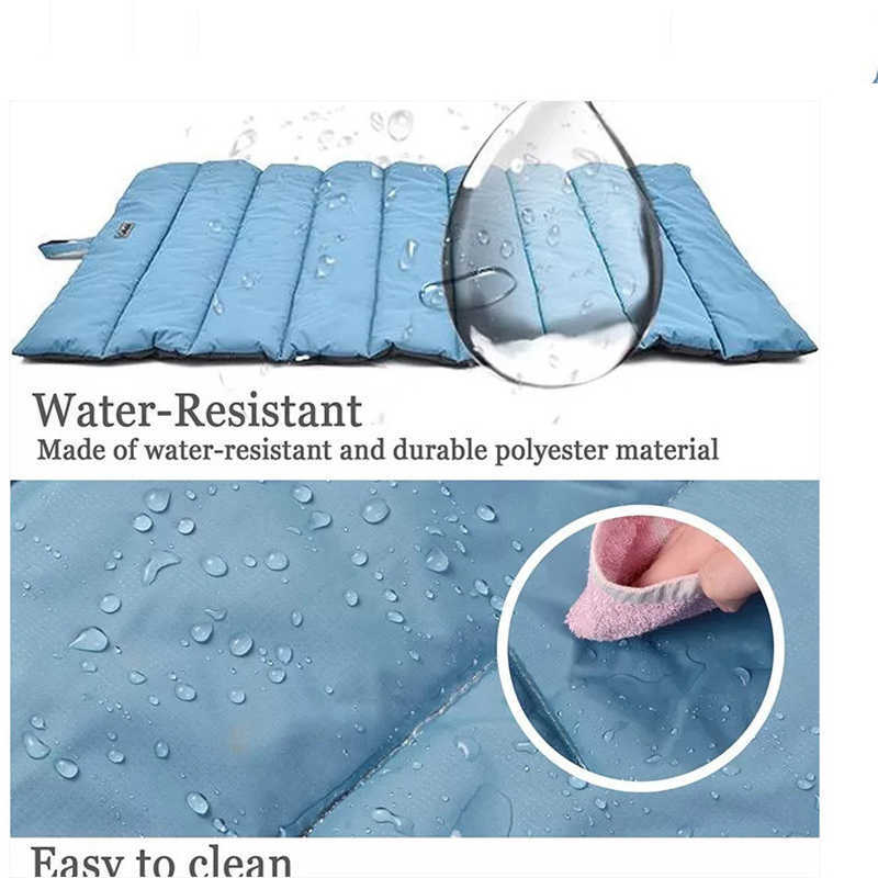 New Big Folded Outdoor Waterproof Sleeping Pad Medium Dog Bed Mat Household Cooling Pets Pad Beds For Large Dogs Easy to Carry