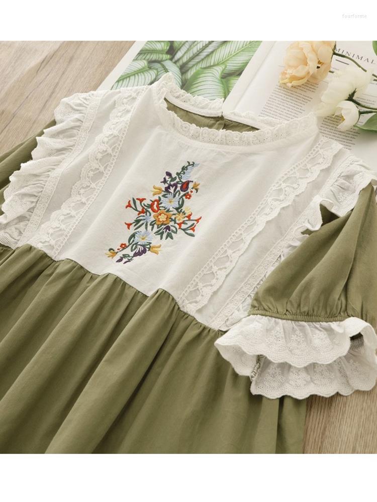 Women's Blouses Lamtrip Unique Sweet Ruffles Lacing Lolita Royal Floral Embroidery Cotton Shirt Mori Girl Blouse 2023, Green
Women's Blouses Lamtrip Unique Sweet Ruffles Lacing Lolita Royal Floral Embroidery Cotton Shirt Mori Girl Blouse 2023, Green