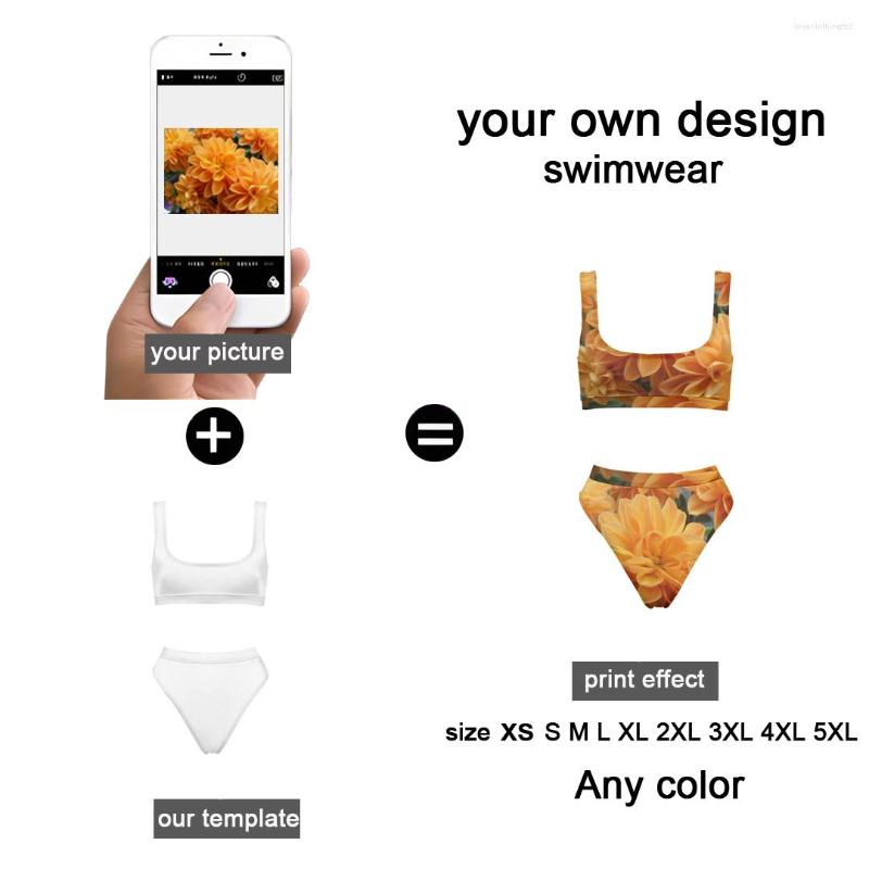 Women's Swimwear Customized Printed Tank Top Bikini With Own Logo Women Low Waist Backless Swimsuit Summer Holiday Female Split, Your own design
Women's Swimwear Customized Printed Tank Top Bikini With Own Logo Women Low Waist Backless Swimsuit Summer Holiday Female Split, Your own design