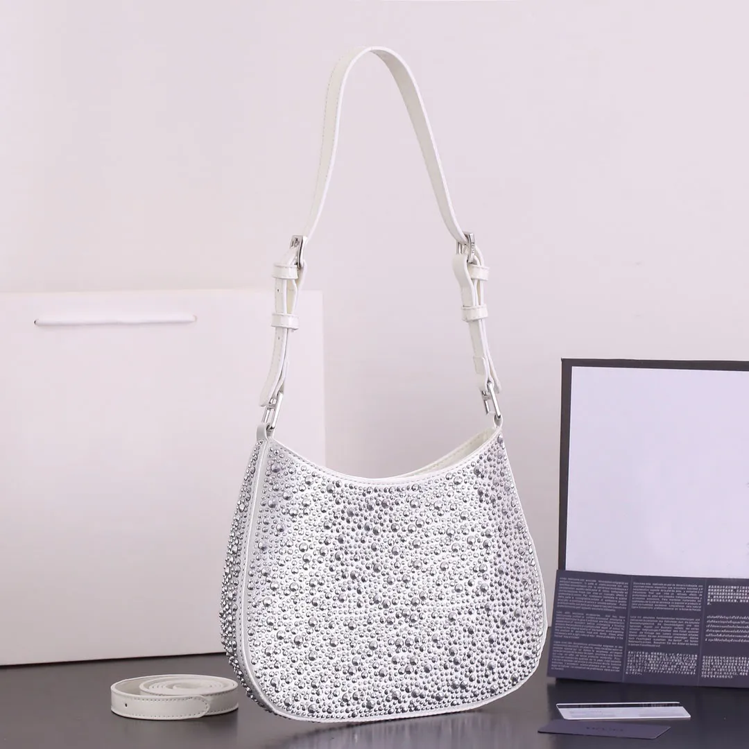 Hobo Quality shiny Cleo underarm Designer luxury bag shopping Women Diamonds Handbags Shoulder crossbody Tote Purse Genuine Leather calfskin wallet purse
Hobo Quality shiny Cleo underarm Designer luxury bag shopping Women Diamonds Handbags Shoulder crossbody Tote Purse Genuine Leather calfskin wallet purse