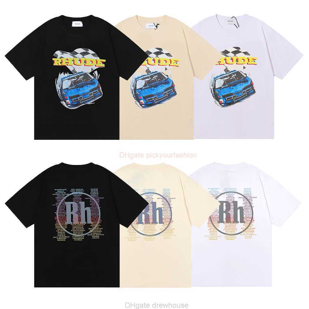 Designer Fashion Clothing Tees Tshirt American Fashion Brand Rhude Racing Formula F1 Commemorative Short Sleeve High Quality Double Yarn Pure Cotton Short Sleeve T, Black 5032
Designer Fashion Clothing Tees Tshirt American Fashion Brand Rhude Racing Formula F1 Commemorative Short Sleeve High Quality Double Yarn Pure Cotton Short Sleeve T, Black 5032