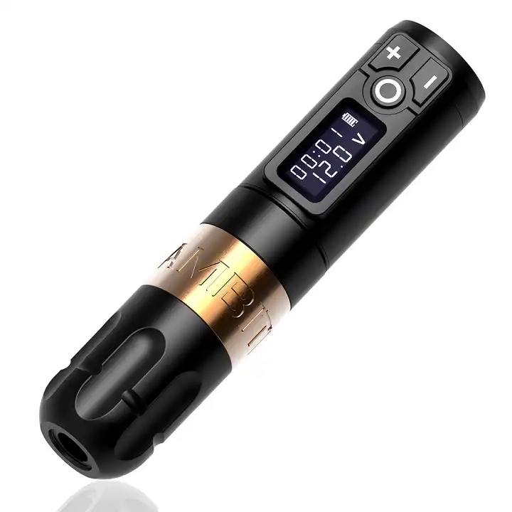 Ambition Soldier Professional Digital Display Electric Tattoo Gun Wireless Rotary Tattoo Pen Machine for Tattoo Artist