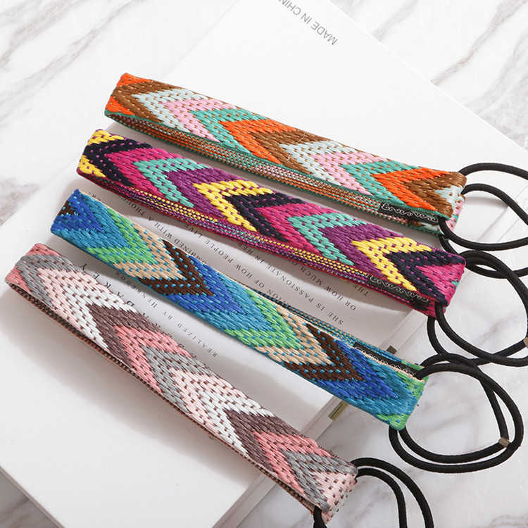 Other Colorful Braided Headbands Bandanas Hairband For Girls Summer Beach Party Hair Accessories