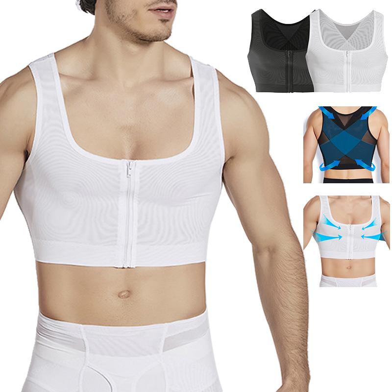 Men's Body Shapers Men Gynecomastia Shaper Vest Slimming Chest Control Boobs Shapewear Corrector With Zipper Short Compression Shirt Corset
Men's Body Shapers Men Gynecomastia Shaper Vest Slimming Chest Control Boobs Shapewear Corrector With Zipper Short Compression Shirt Corset