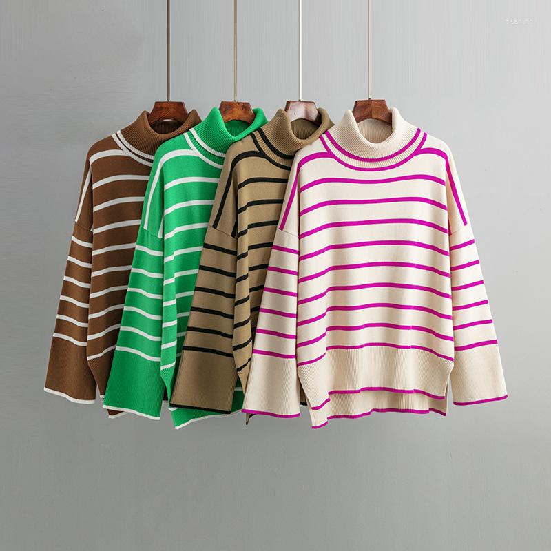 Women's Sweaters Women Pullovers Oversized Loose Striped Casual Knit Chic Jumper Sweater Tops Female Ladies Elegant Autumn Winter, Khaki
Women's Sweaters Women Pullovers Oversized Loose Striped Casual Knit Chic Jumper Sweater Tops Female Ladies Elegant Autumn Winter, Khaki