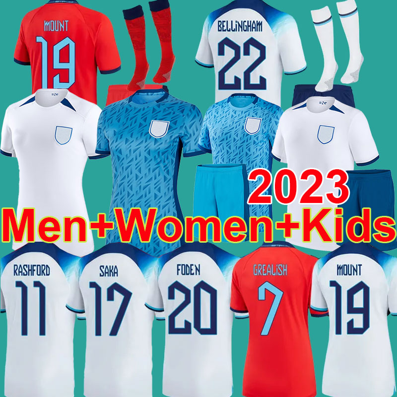 2023 Women Soccer Jerseys ENGLANDS BELLINGHAM RASHFORD FODEN KANE STERLING GREALISH SAKA Football Kit 22 23 MOUNT shirts White Blue Men Kids kits 221001 Pre Match, Home patches
2023 Women Soccer Jerseys ENGLANDS BELLINGHAM RASHFORD FODEN KANE STERLING GREALISH SAKA Football Kit 22 23 MOUNT shirts White Blue Men Kids kits 221001 Pre Match, Home patches