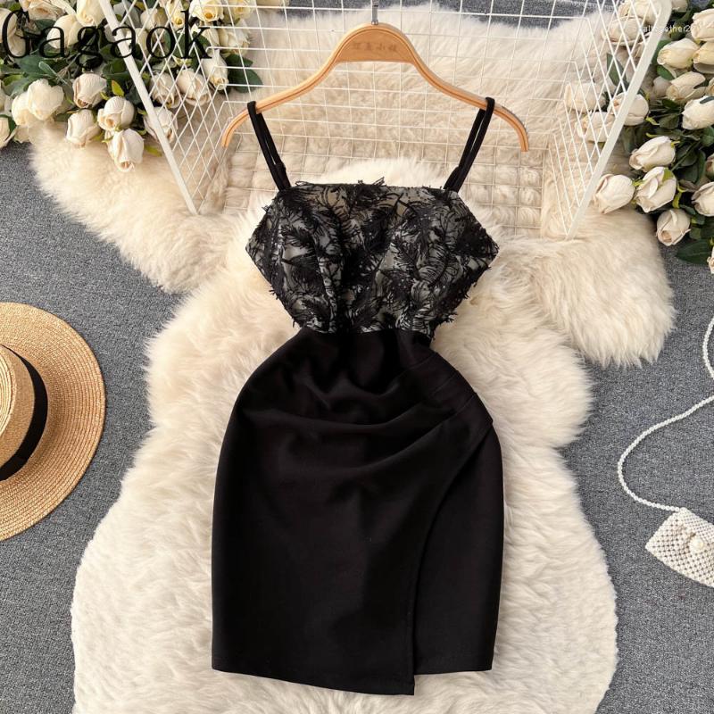 Casual Dresses Gagaok Sexy Women 2023 Summer Sleeveless Mini Slash Neck Lace Bodycon Dress Streetwear Fashion Wild Chic Vestidos, Black
Casual Dresses Gagaok Sexy Women 2023 Summer Sleeveless Mini Slash Neck Lace Bodycon Dress Streetwear Fashion Wild Chic Vestidos, Black
